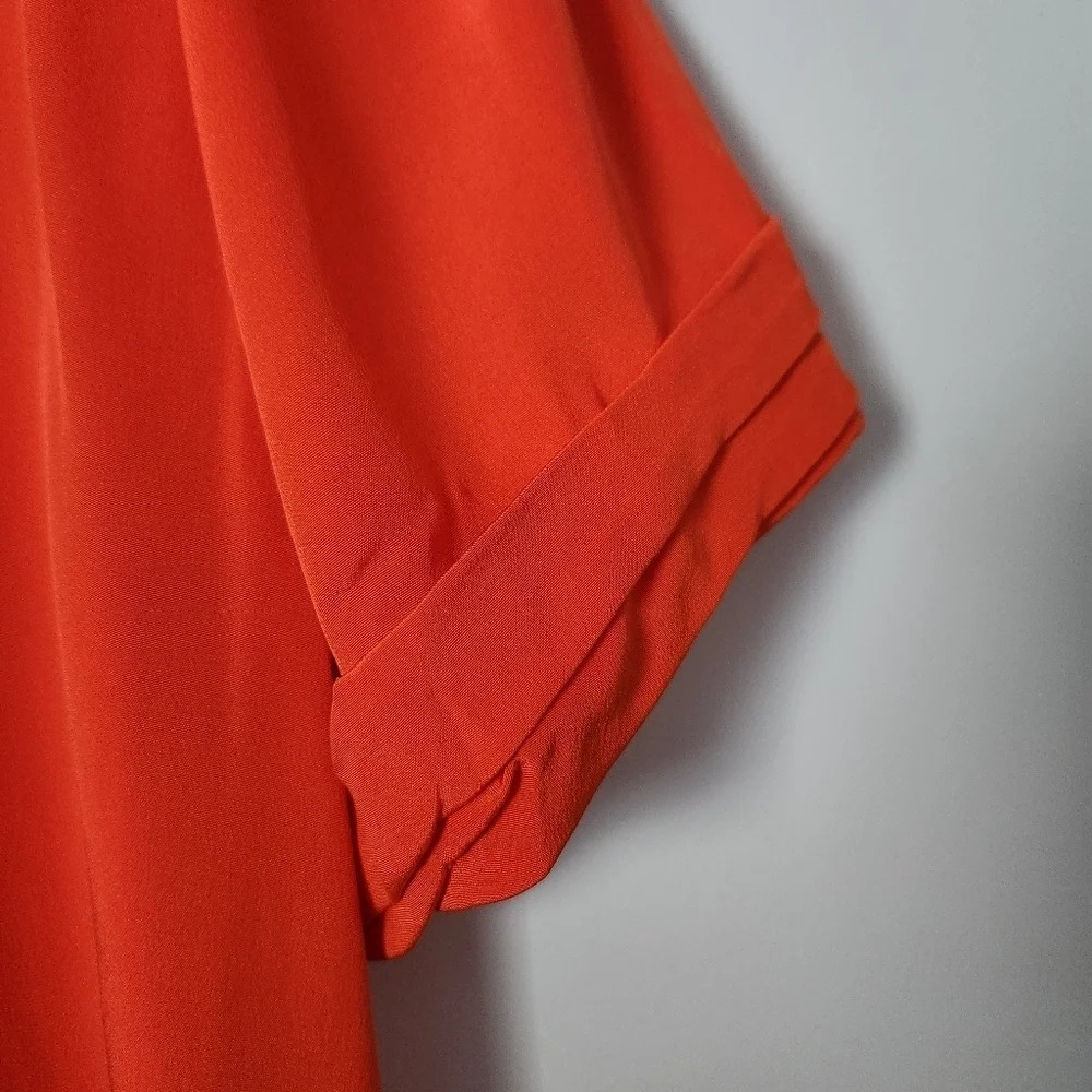 3.1 Phillip Lim | 100% Silk Short Sleeve Shift Mini Dress - Size 6 - Picture 5 of 13